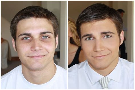 basic makeup for men.